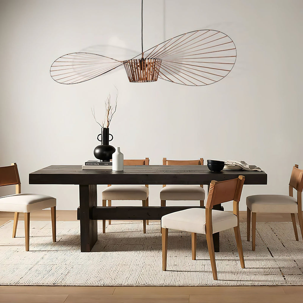 Vertigo Fiberglass Pendant Light With Flowing Silhouette Modern Sculpture