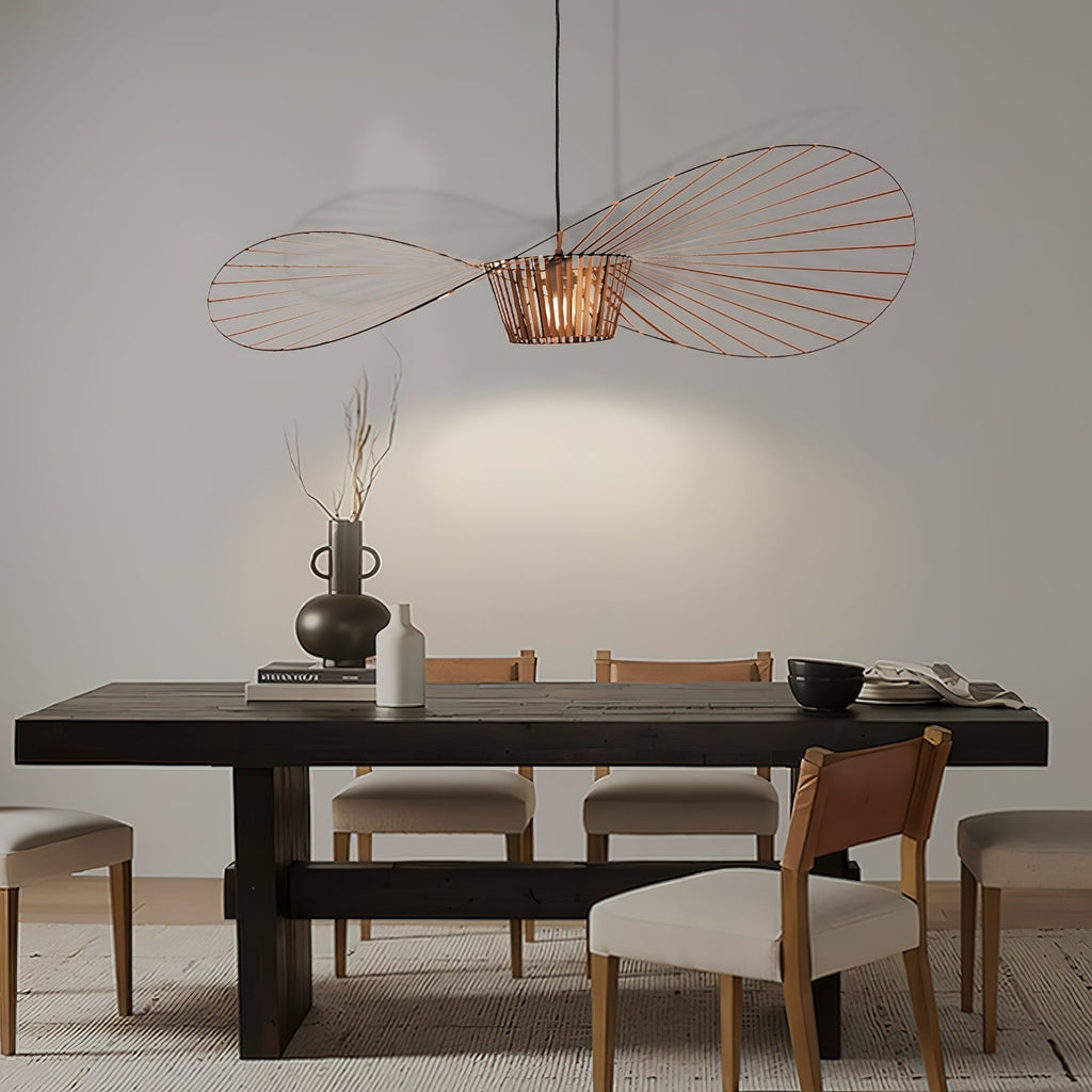Vertigo Fiberglass Pendant Light With Flowing Silhouette Modern Sculpture