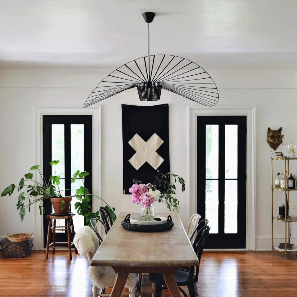 Vertigo Fiberglass Pendant Light With Flowing Silhouette Modern Sculpture