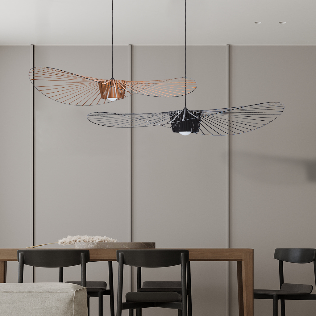 Vertigo Fiberglass Pendant Light With Flowing Silhouette Modern Sculpture