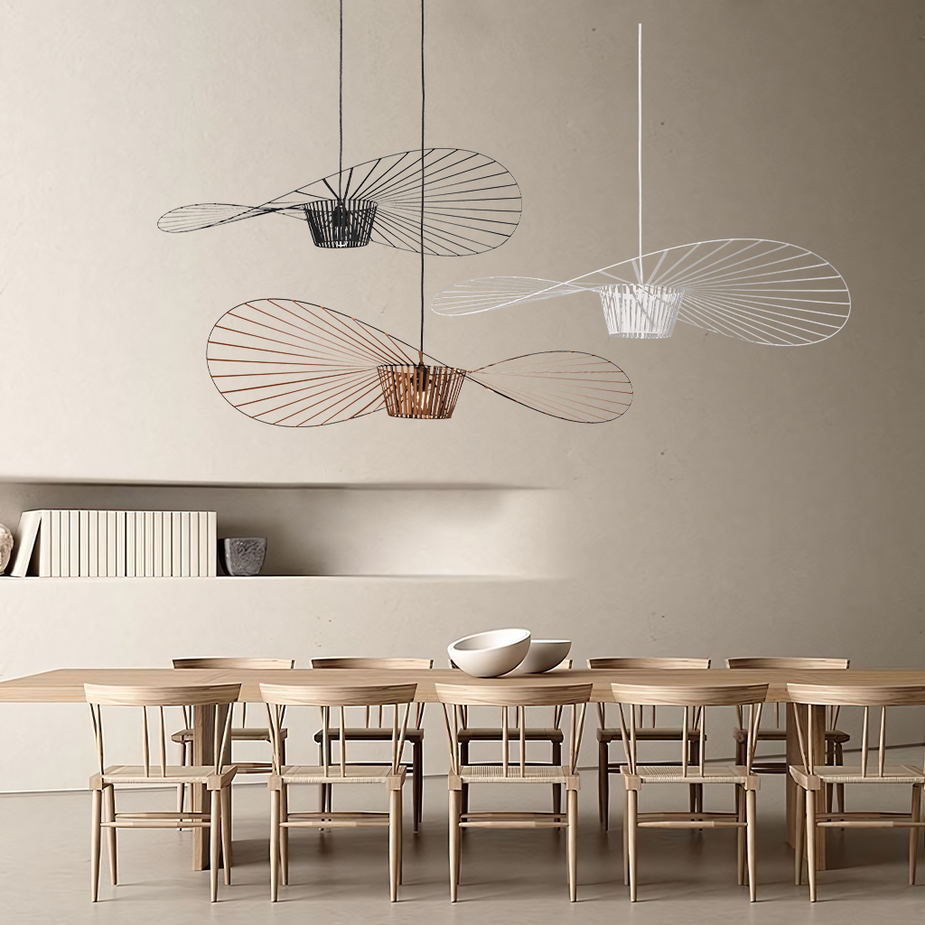 Vertigo Fiberglass Pendant Light With Flowing Silhouette Modern Sculpture