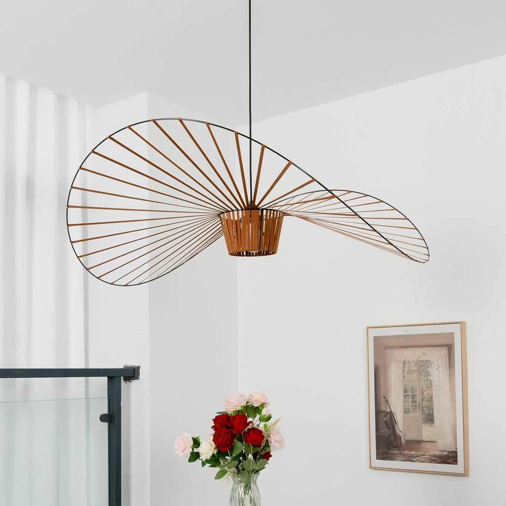 Vertigo Fiberglass Pendant Light With Flowing Silhouette Modern Sculpture