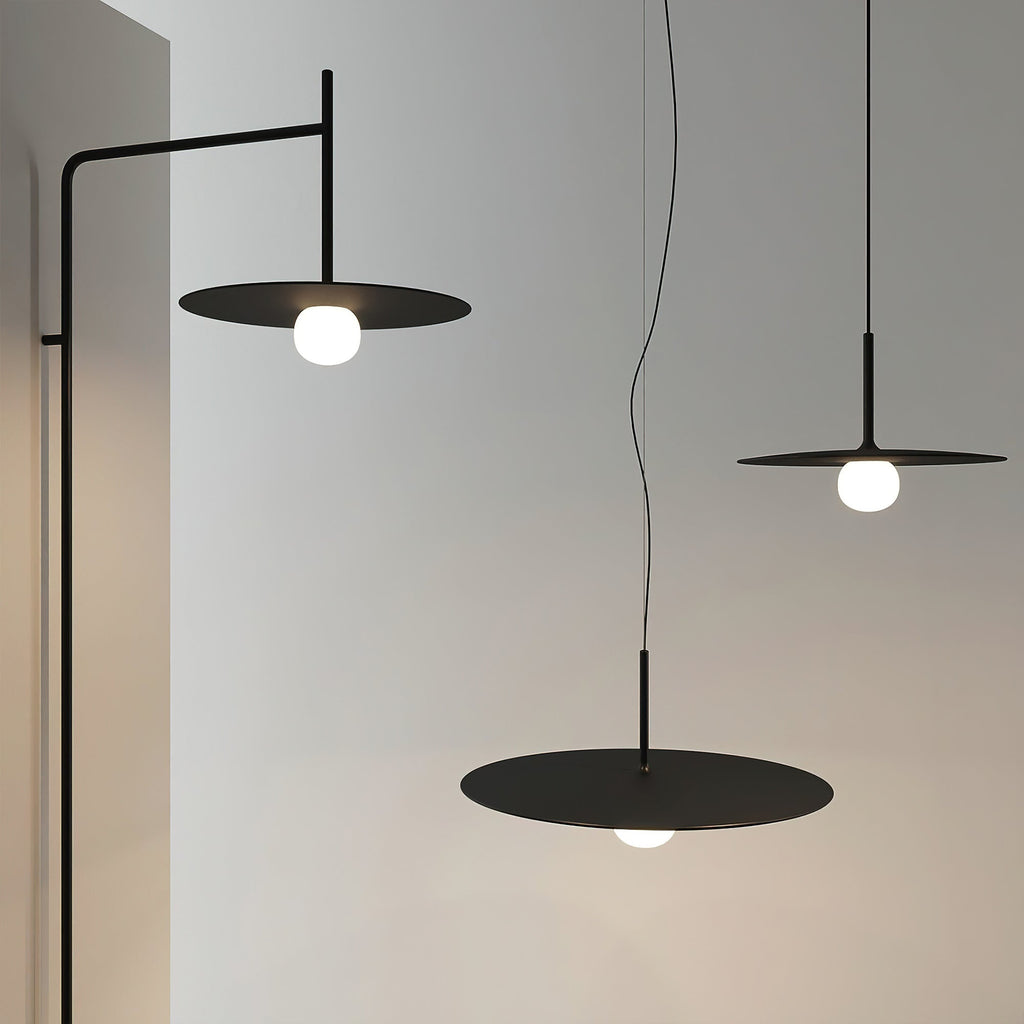Plug Model Wall Lamp With Adjustable Swivel Arm And Blown Glass Shade