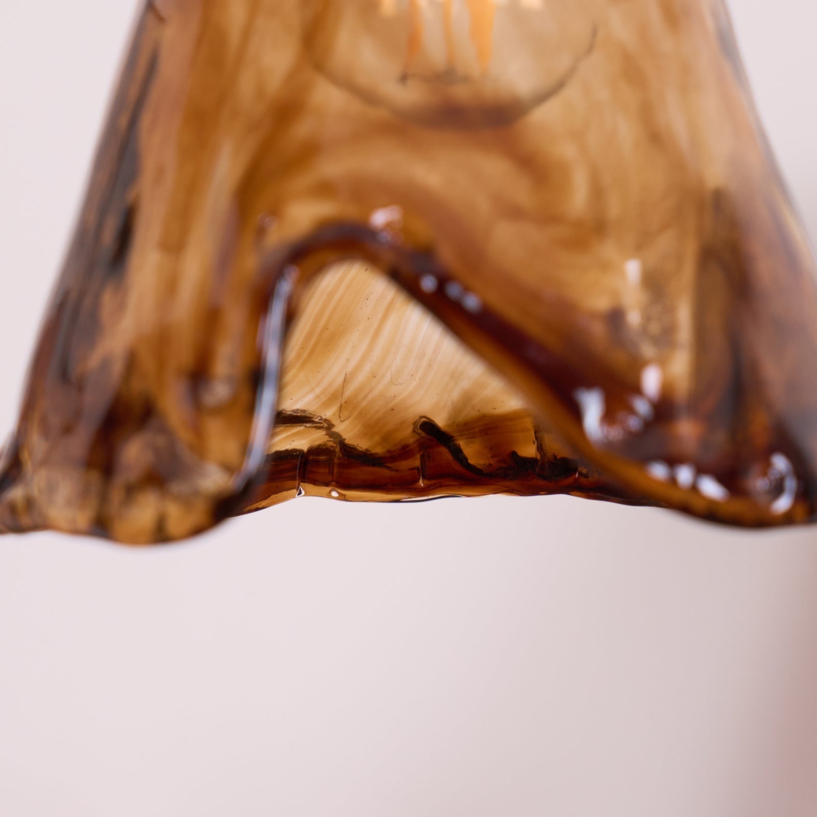 Vintage Brass And Amber Glass Pendant Light For Dining Rooms And Bars E26 E27 40W Max