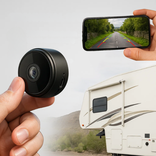 Câmara de marcha-atrás sem fios VisionGuard — Vídeo de alta definição, visão noturna, design impermeável
