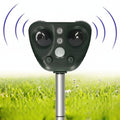 Solar Ultrasonic Animal Deterrent For Garden With 5 Modes And 9 Meter Range 13.5–45.5 kHz