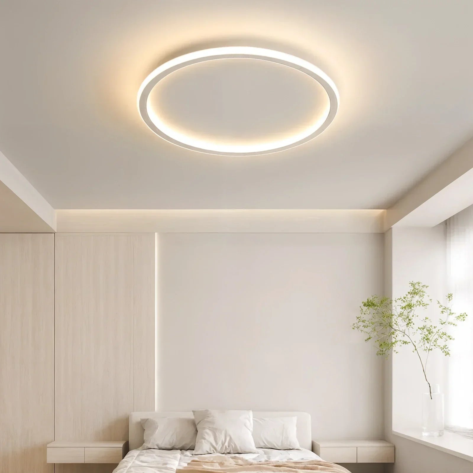 LumaNova Round Ceiling Light With Scandinavian Design For Indoor Living Spaces In Modern Interiors
