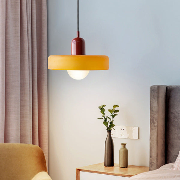 Bauhaus Style Glass Pendant Light For Dining And Living Areas