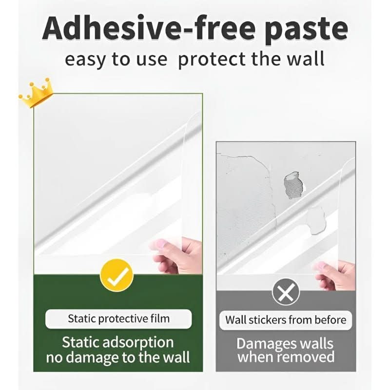 Folie transparentă PureShield pentru protecția pereților — Strat invizibil durabil