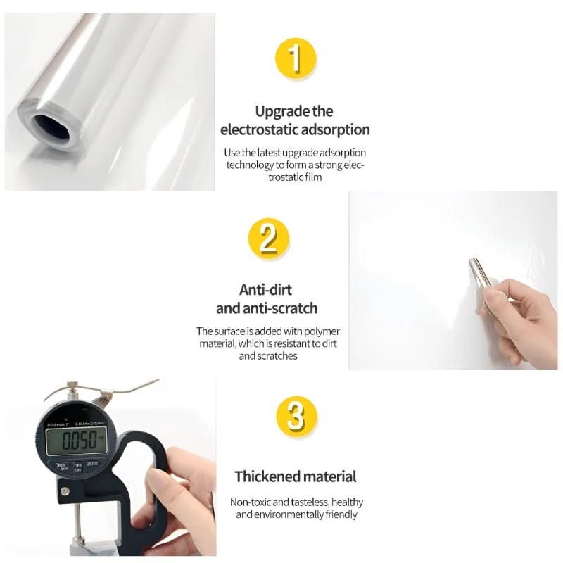 Folie transparentă PureShield pentru protecția pereților — Strat invizibil durabil