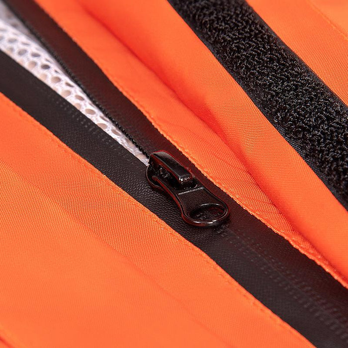 Breathable Waterproof Rainwear Set For Outdoor Hiking Cycling Camping (Green Black Orange)