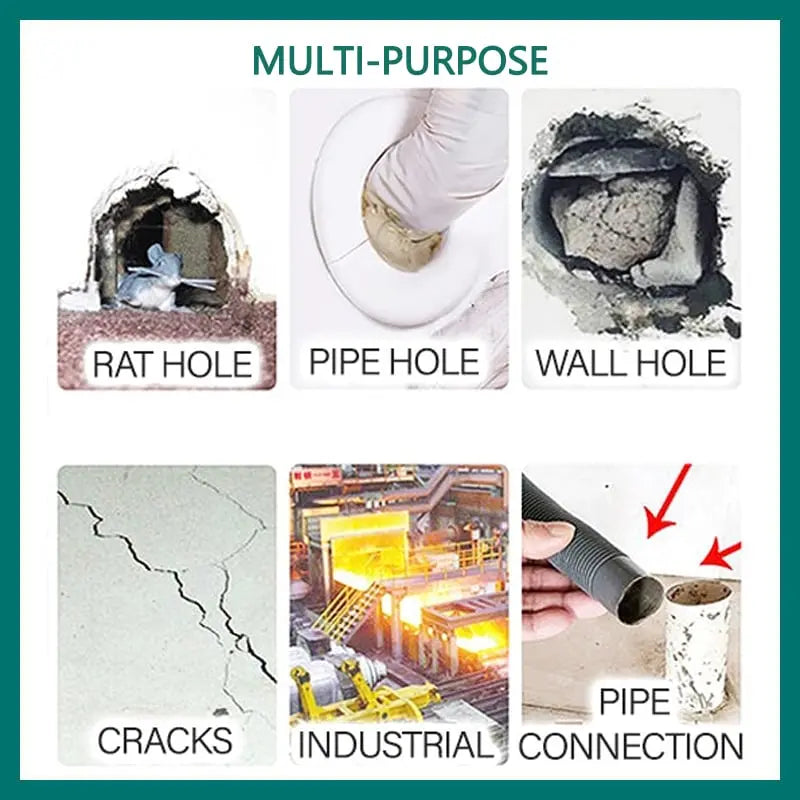 Sealant Paste Moldable For Holes And Cracks Waterproof And Quick Drying Indoor Outdoor