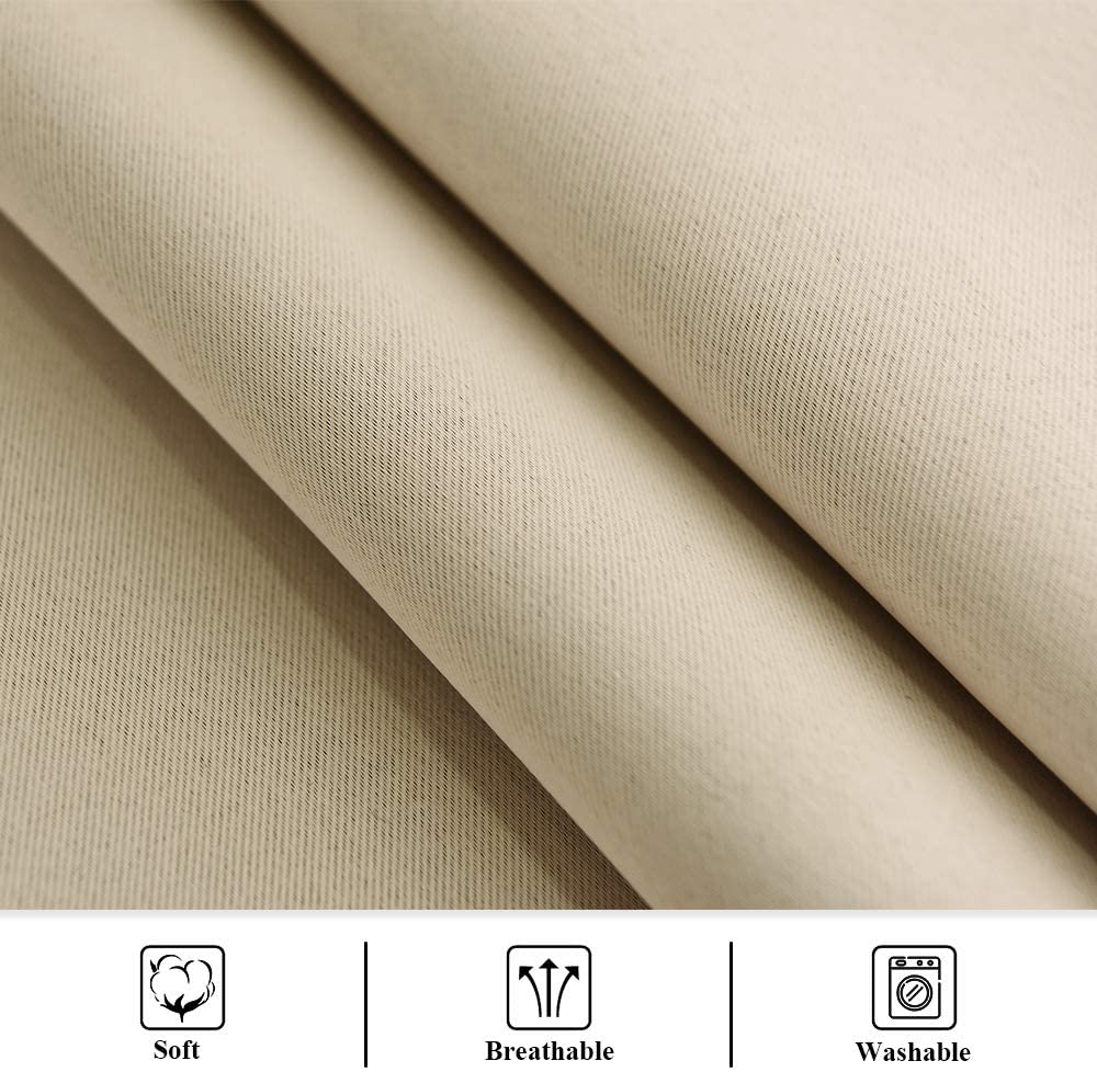2 Panels Waterproof Patio Curtain With Eyelets Outdoor Privacy And Windproof