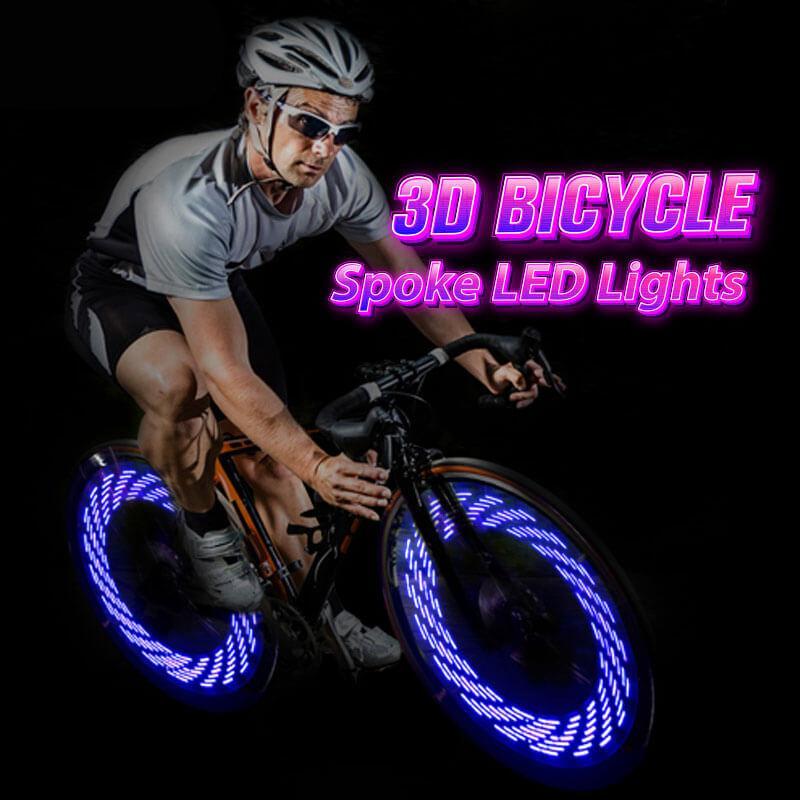 Bike Spoke LED Beacons — Motion-Sensitive, Colorful Rotating Patterns