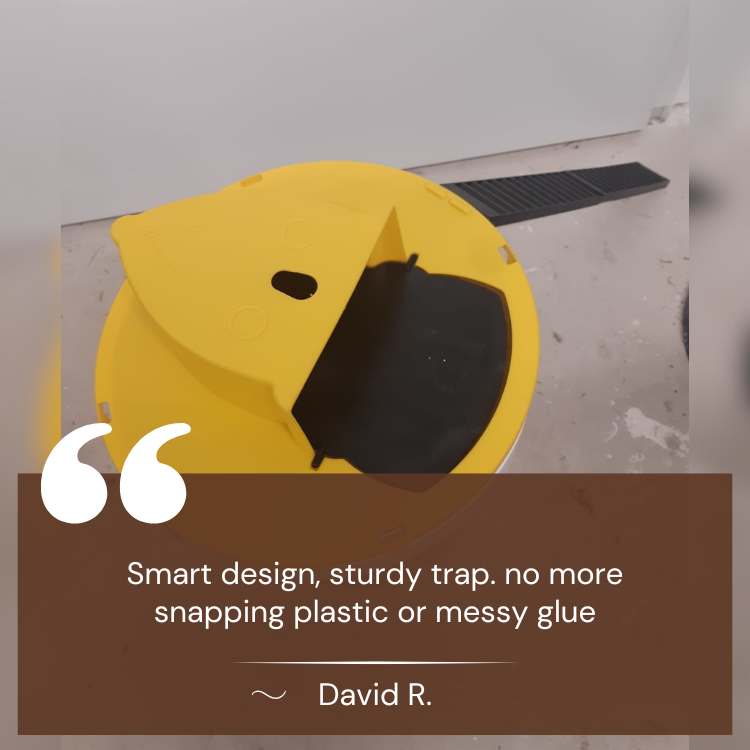 Automatic Tilting Mouse Trap — Multi-Catch Design, Standard Bucket Compatible