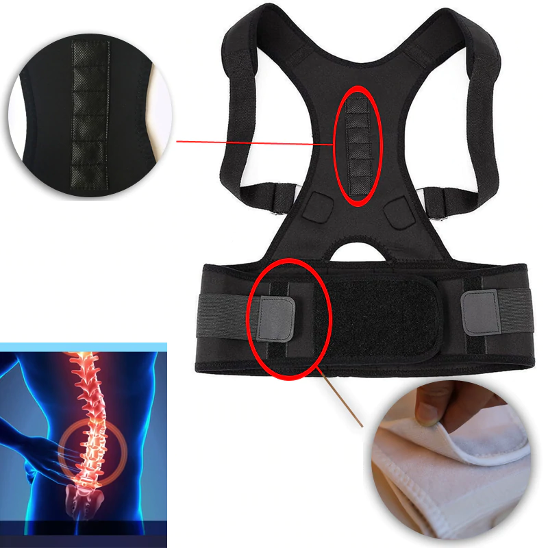 Magnetic Therapy Back Support — Ergonomic Compression Design