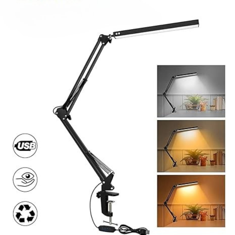 Modern Aluminum Desk Lamp With Dimming And Color Temperature Control