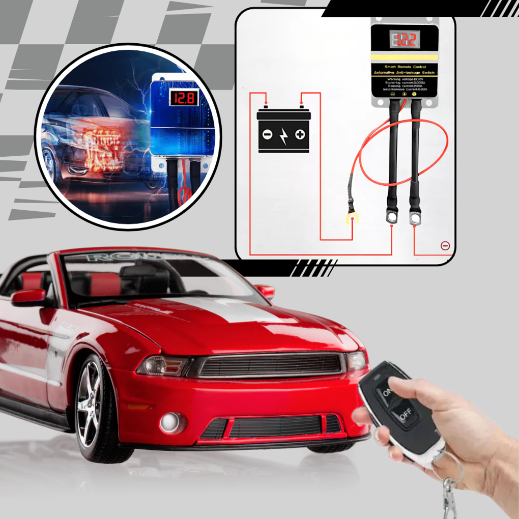 Kabelloser Batterieschalter für Fahrzeuge – Fernbedienbares Sicherheitsrelais