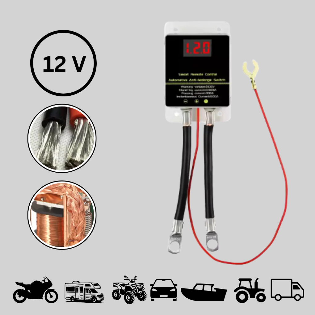 Kabelloser Batterieschalter für Fahrzeuge – Fernbedienbares Sicherheitsrelais