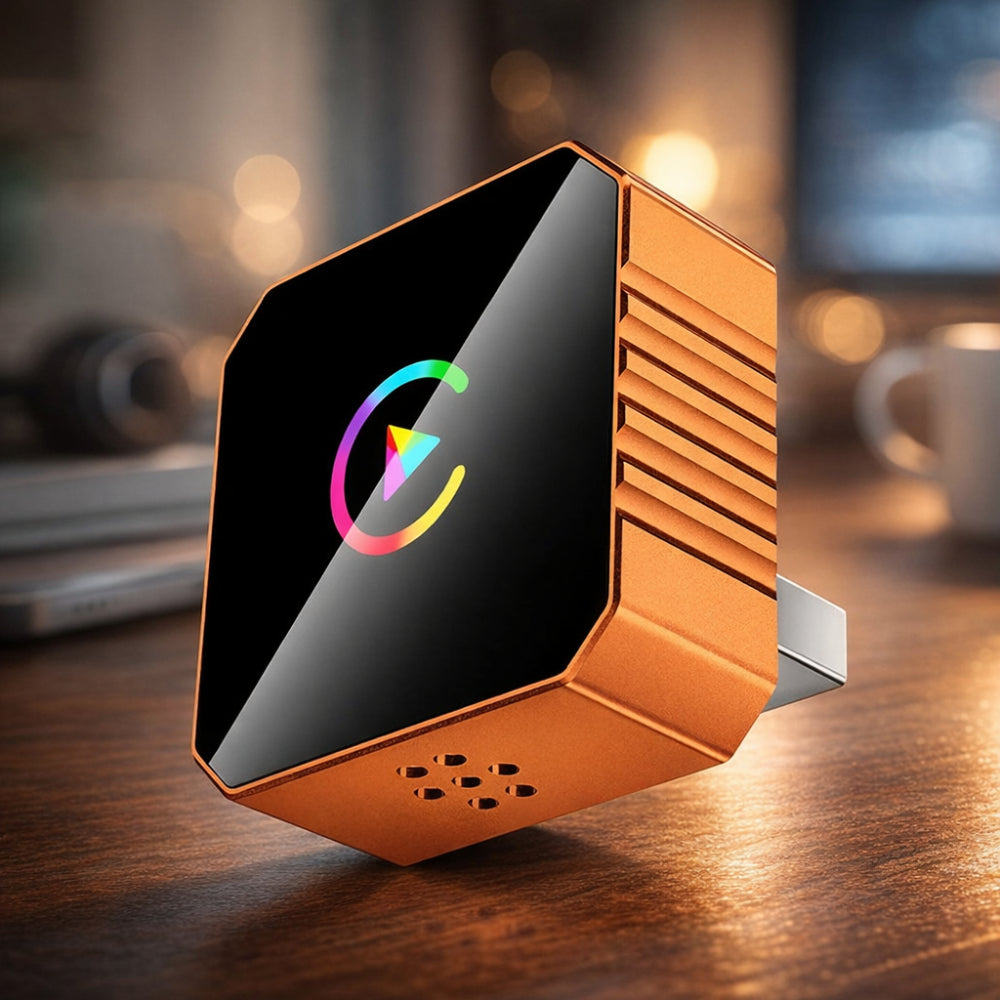 Adattatore wireless per CarPlay — dispositivo USB compatto, collegamento diretto alla porta
