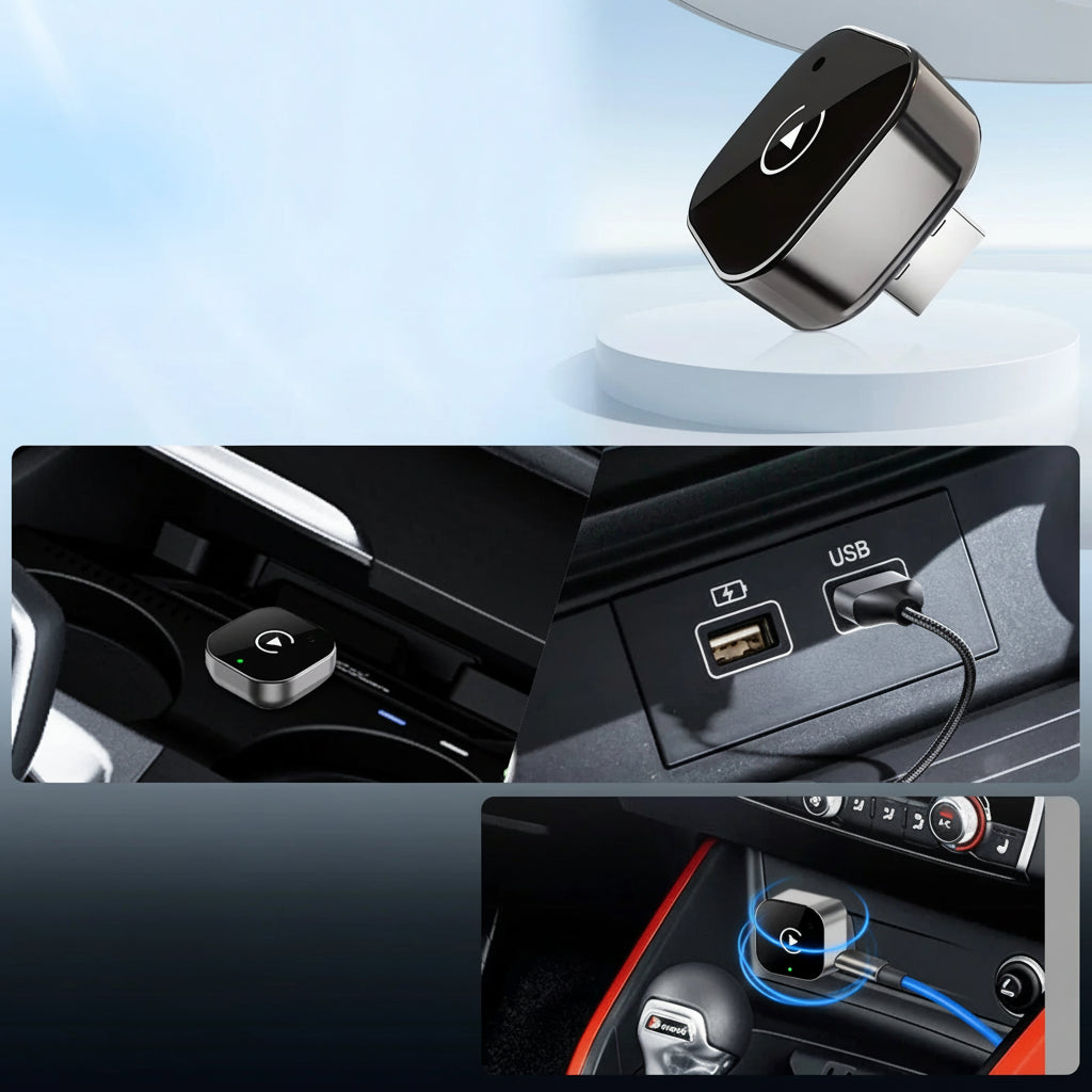 Kompaktes kabelloses CarPlay- und Android-Auto-Verbindungsmodul