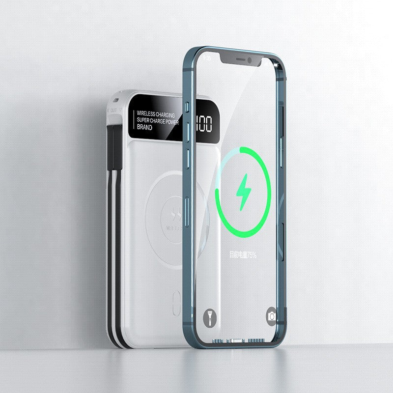 Kompakte kabellose Powerbank – Kabelloser Schnellladeakku