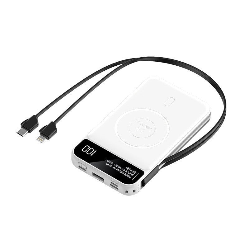 Kompakte kabellose Powerbank – Kabelloser Schnellladeakku