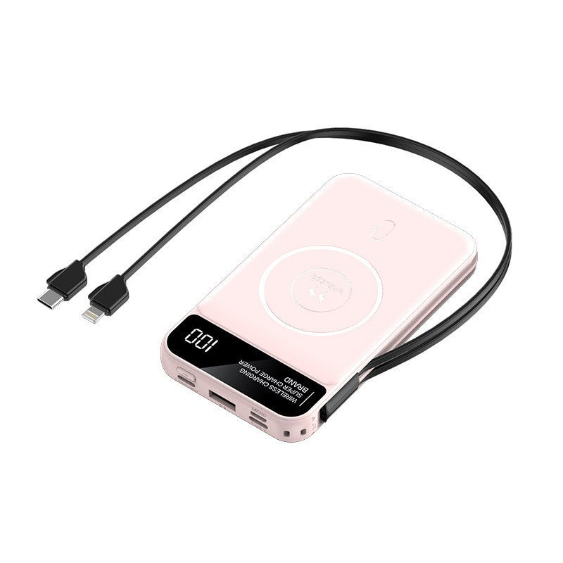 Kompakte kabellose Powerbank – Kabelloser Schnellladeakku
