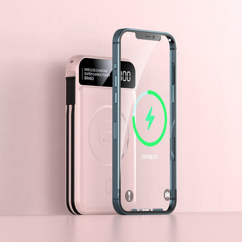 Kompakte kabellose Powerbank – Kabelloser Schnellladeakku