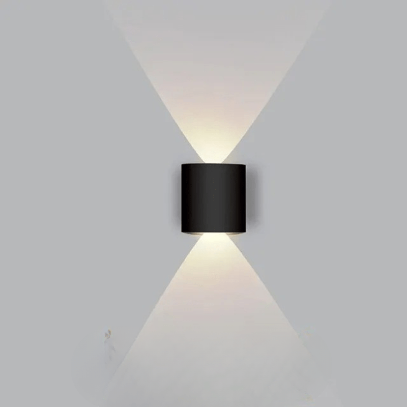 LUMAVEX vattentät LED-vägglampa för utomhusbruk — arkitektonisk belysning uppåt och nedåt
