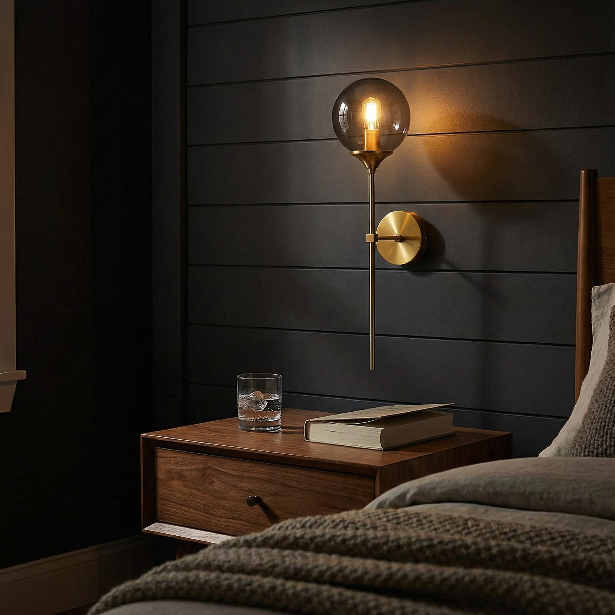 Nordic Glow Wall Sconce Light In Elegant Minimalist Style For Modern Interiors And Calm Ambience