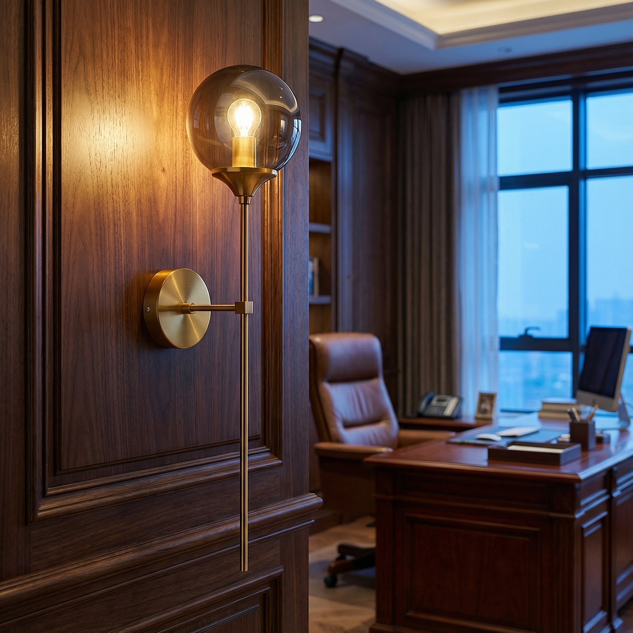 Nordic Glow Wall Sconce Light In Elegant Minimalist Style For Modern Interiors And Calm Ambience