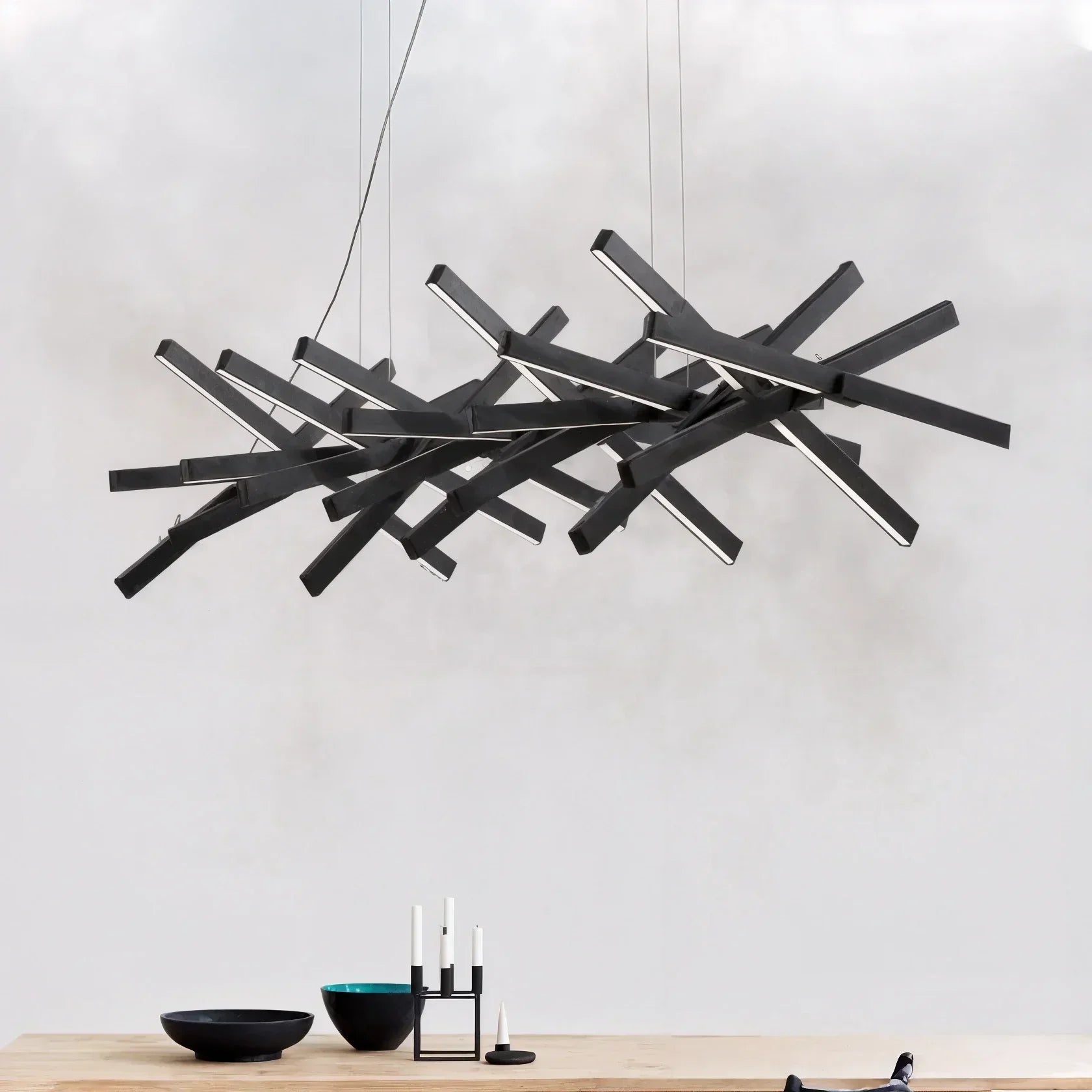 LumaNova Contemporary Chandelier With Adjustable Lighting For Indoor Kitchen Spaces