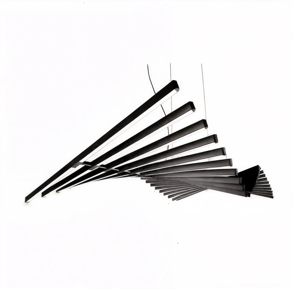 LumaNova Contemporary Chandelier With Adjustable Lighting For Indoor Kitchen Spaces