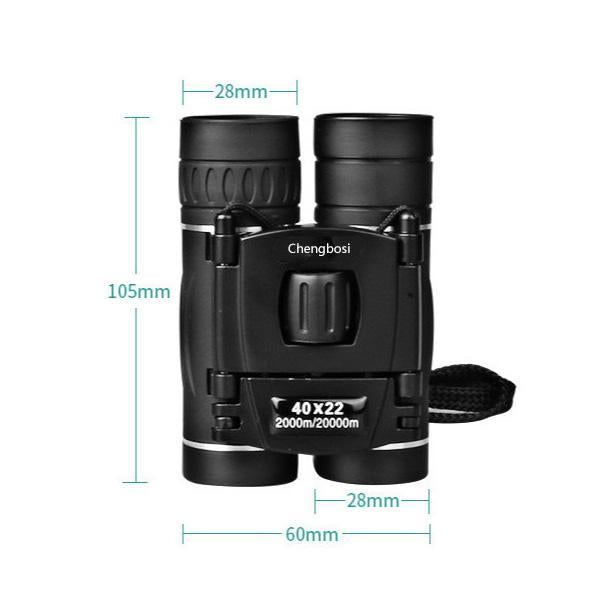 Pocket Folding Binoculars 40x22 For Birdwatching And Travel
