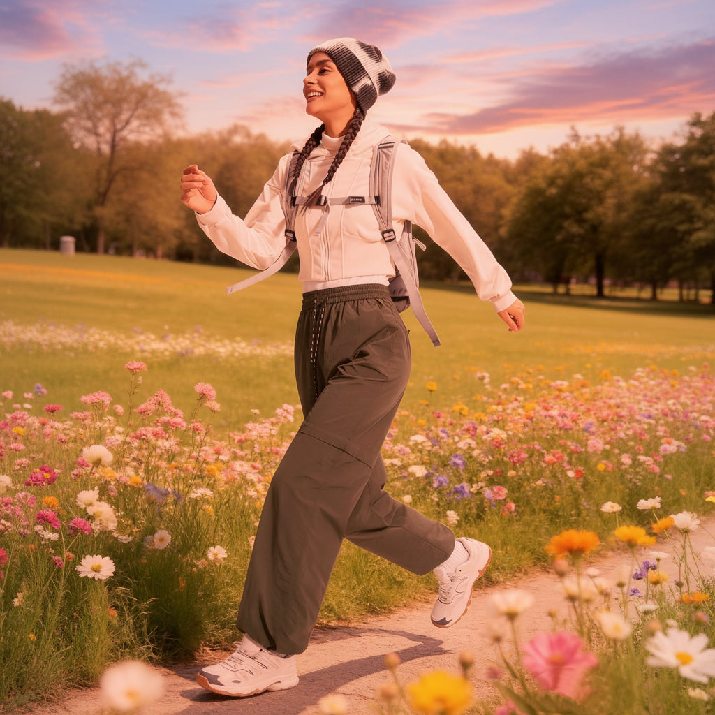 FLEXTERRA omvandlingsbara vandringsbyxor — avtagbara ben för mångsidig komfort utomhus