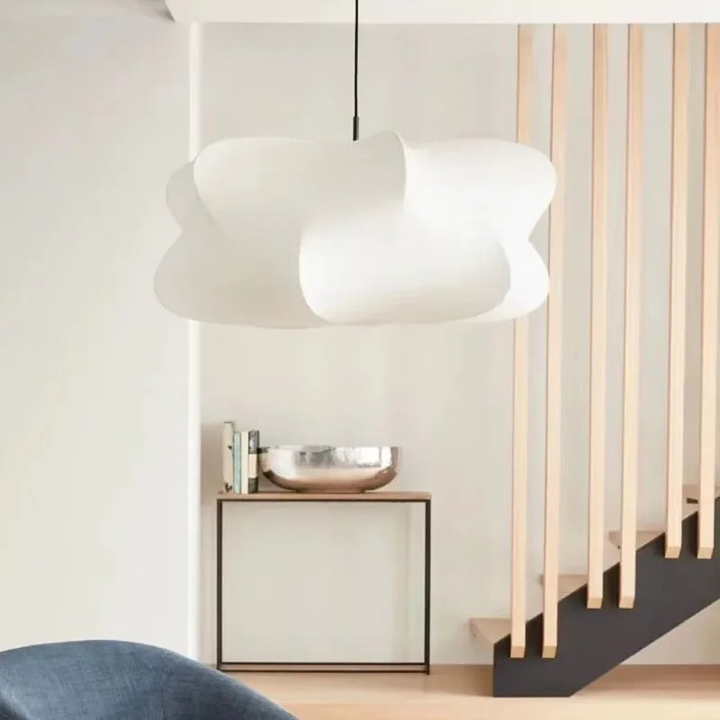 Wabi Sabi Silk Pendant Lamp With Soft Glow For Serene Interiors