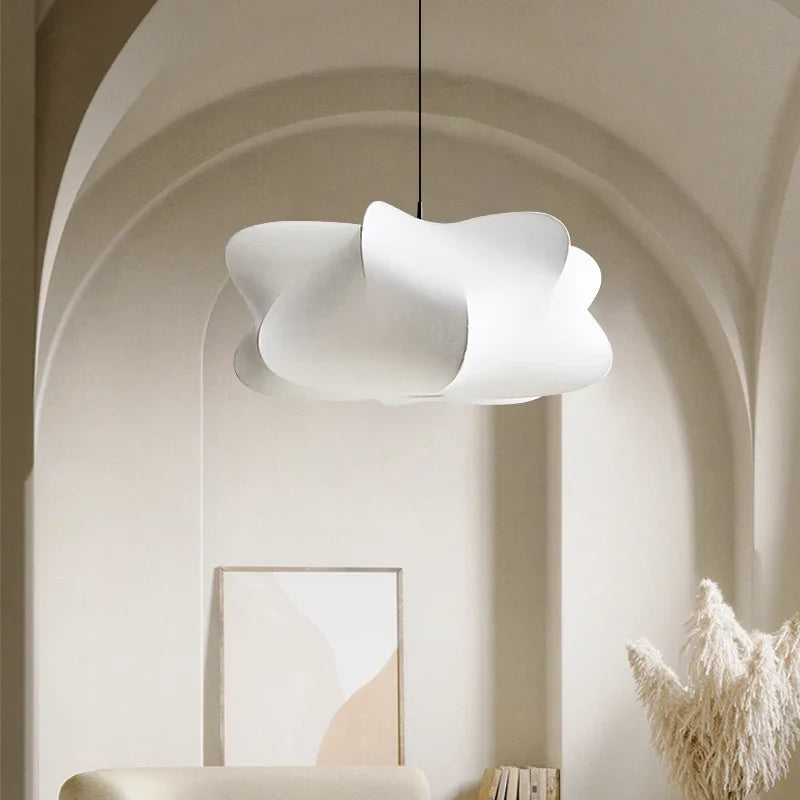 Kinora Silk Pendant Lamp With A Calm Minimalist Ambience For Modern Interiors At Home