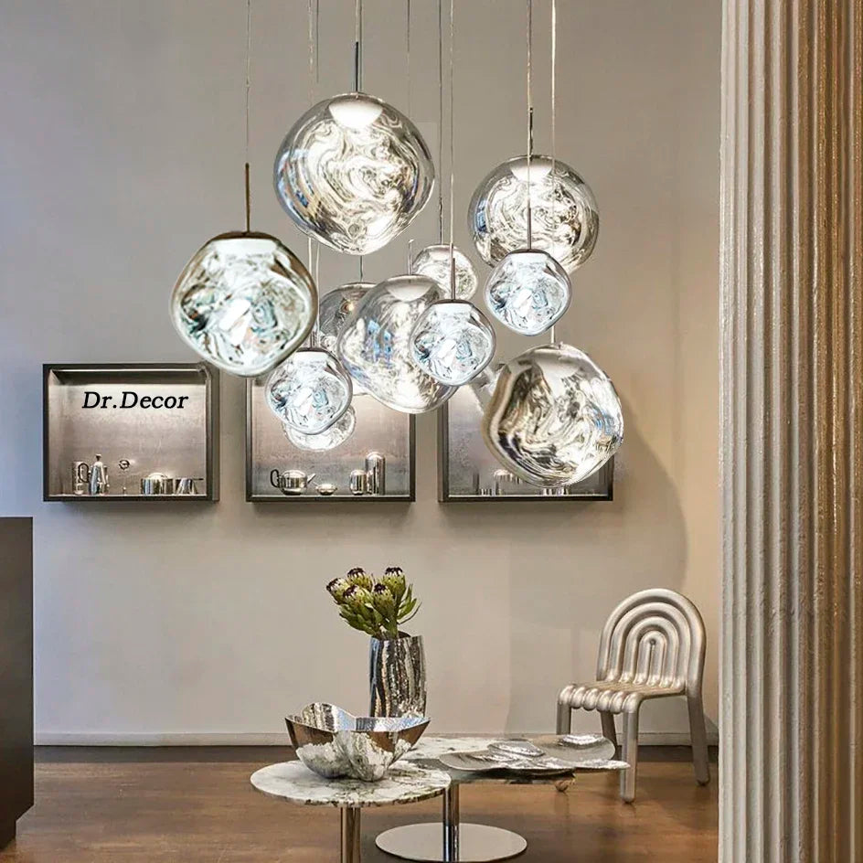 Fjordline Pendant Light Nordic Glass Fixture For Living Rooms Dining Rooms And Kitchens