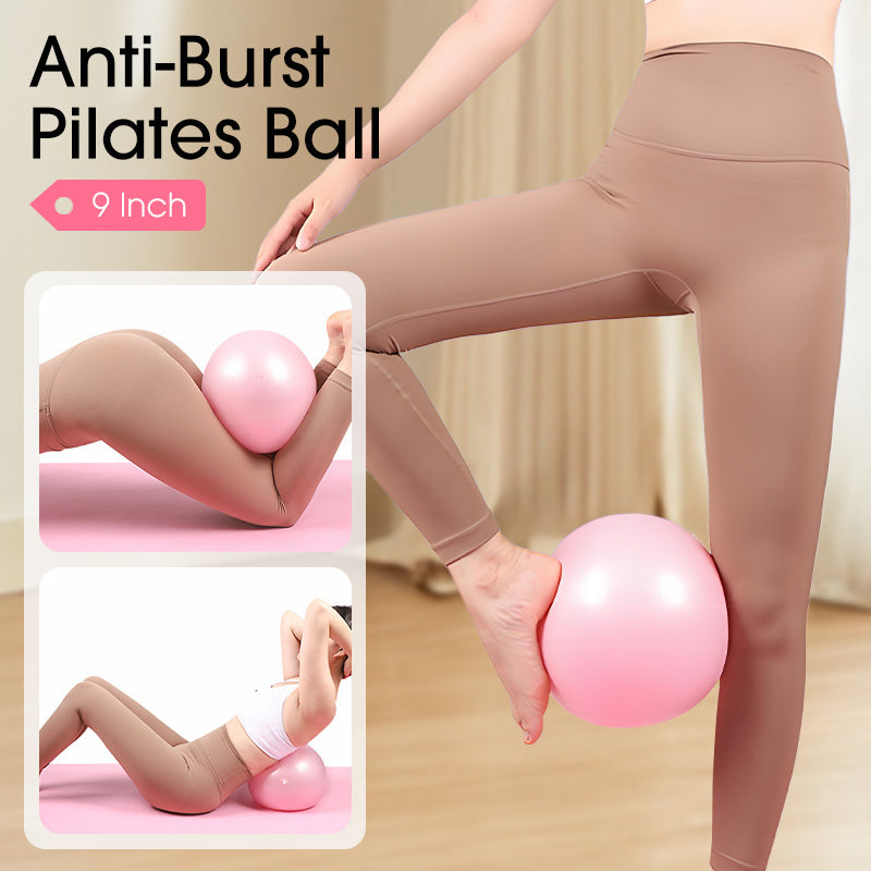 Balle de Pilates anti-éclatement en PVC avec pompe — ballon d’exercice pour l’entraînement de l’équilibre