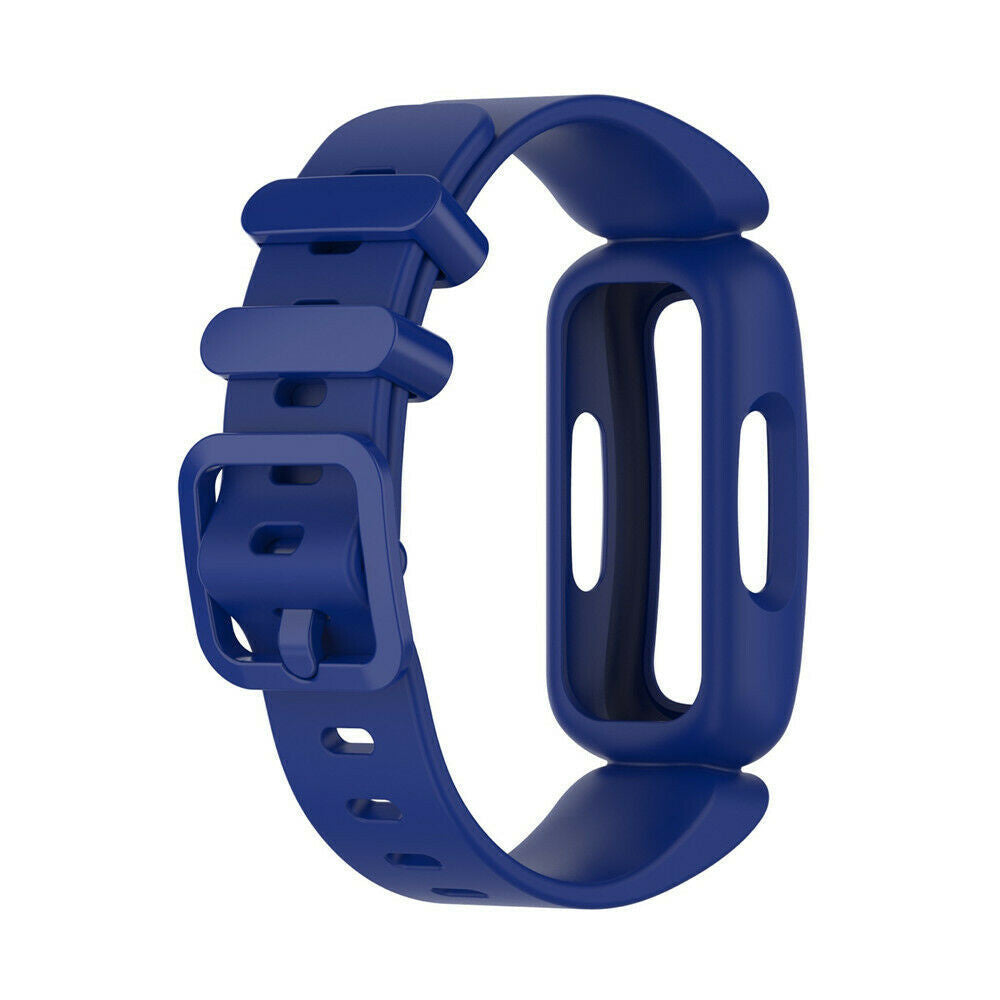 Fitbit Ace 3 -aktiivisuusrannekkeen silikoninen vaihtoranneke, tummansininen