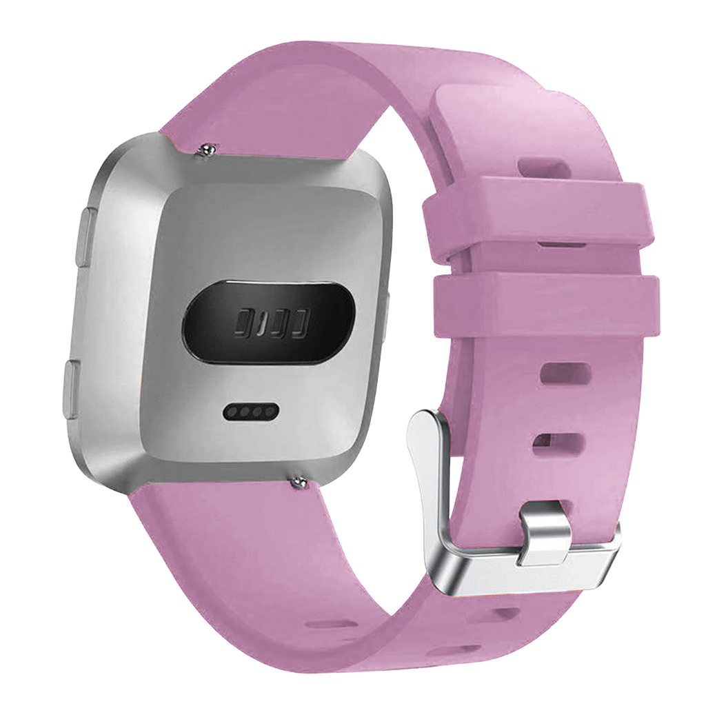 Fitbit Versa and Versa 2 Smartwatch Pink Silicone Strap