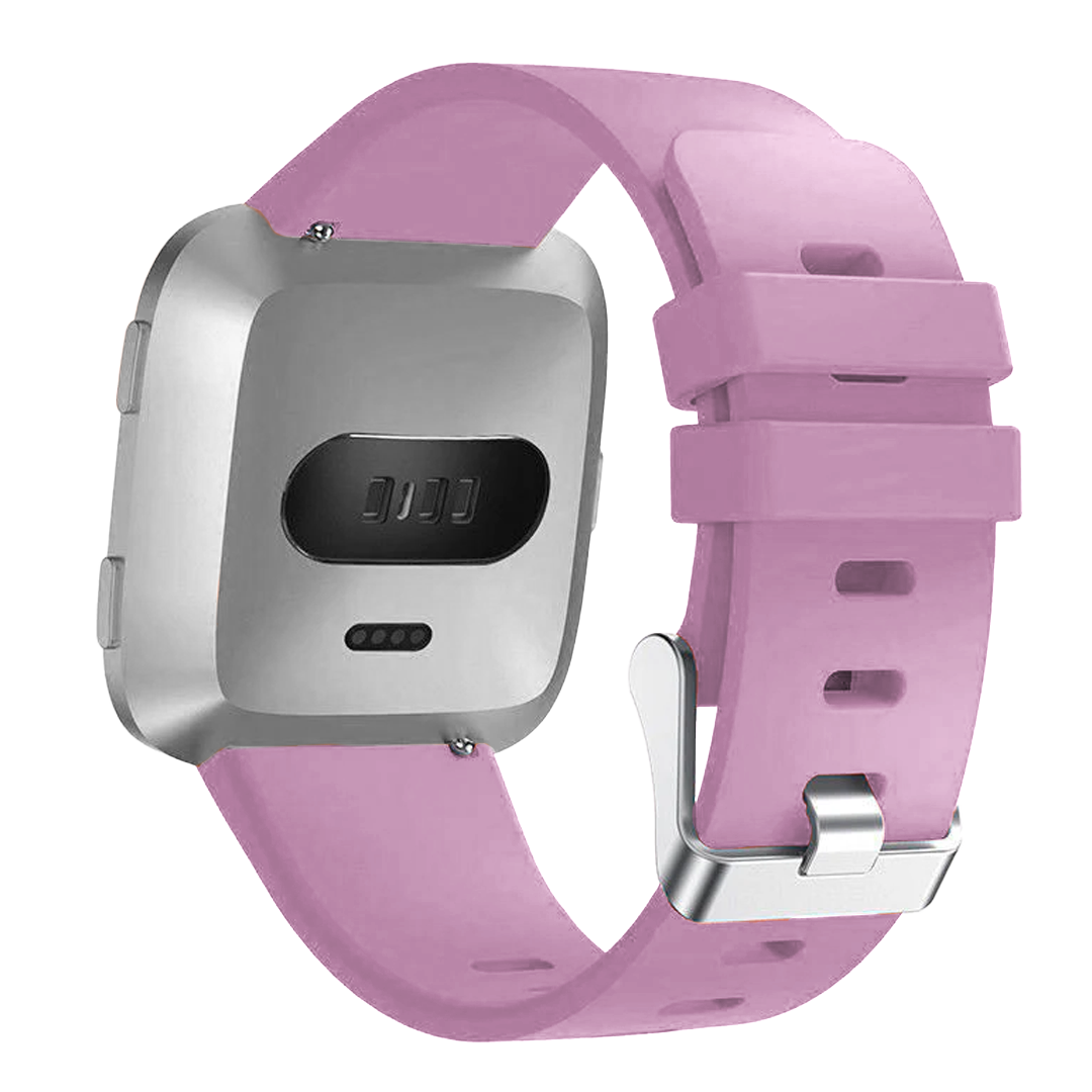 Fitbit Versa and Versa 2 Smartwatch Pink Silicone Strap