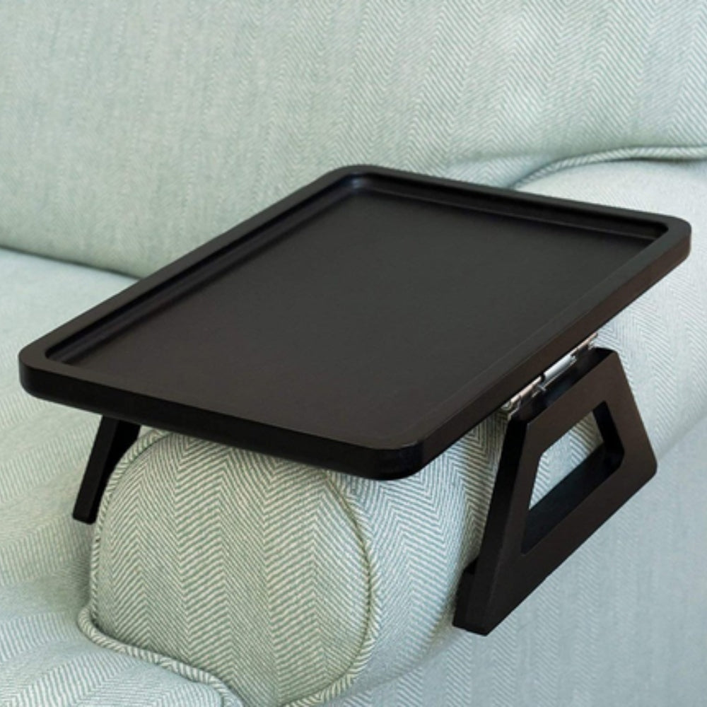 Bamboo Couch Armrest Tray with Clip-On Design | Ka-mostore