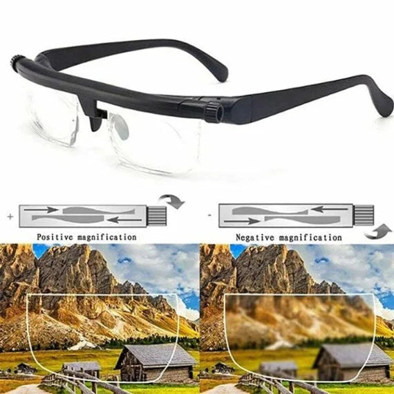 Adjustable Focus Glasses Near And Far Sight | Ka-mostore