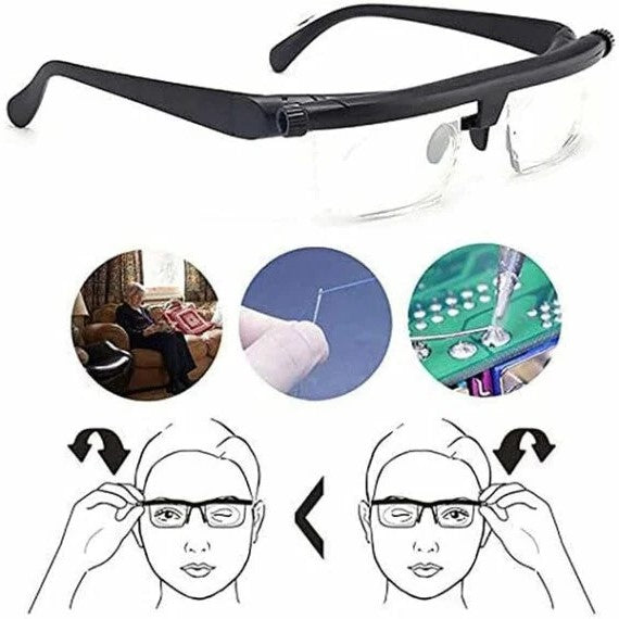 Adjustable Focus Glasses Near And Far Sight | Ka-mostore