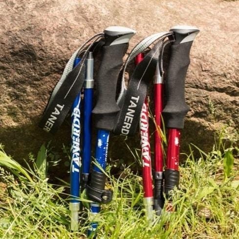 Lightweight Adjustable Folding Trekking Poles For Hiking