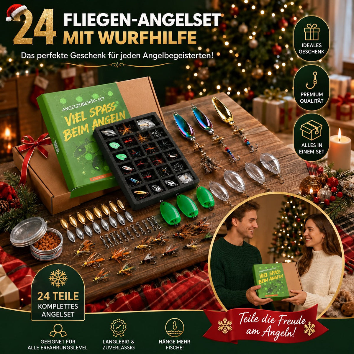 2026-os horgász-adventi naptár — 24 meglepetés horgászcsalival és kiegészítővel