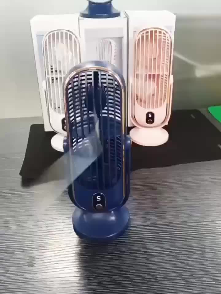 AeroLux Elite Cooling Fan | Dual Motor, 720° Rotation, USB Rechargeable & Ultra Quiet for Ultimate Comfort Anywhere | Ka-mostore