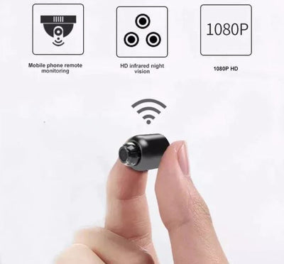 AetherGuard Mini WiFi Camera With Night Vision 1080P UK Video And Clear Audio | Ka-mostore